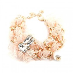 Rabbit in Lace Bracelet