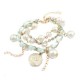 Faux Pearls Alice Blue Bracelet