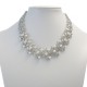 Winter Leaves n Pearls Necklace