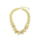 Sunshine Leaves n Pearls Necklace