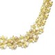 Sunshine Leaves n Pearls Necklace