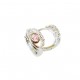 Sally Eyes Pink Hoop Earrings