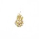 Sunshine Leaves n Pearls Earrings