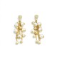 Rich Golden Waterfall Earrings