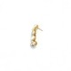 Perla in White n Creamrose Earrings 