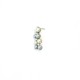 Perla in White n Light Gray Earrings