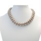 Perla in Powder Almond Necklace