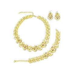 Sunshine Leaves n Pearls Set