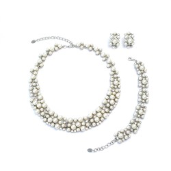 Margaux White Pearl Set