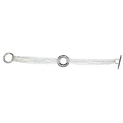 Silver Luscious Circle Bracelet