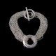 Silver Luscious Circle Bracelet