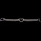 Silver Luscious Heart Bracelet
