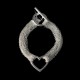 Silver Luscious Heart Bracelet
