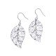 Silver Elvish Leaves Earrings