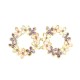 Enamel Floral Garden Earrings