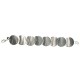 Silver Curved VIII Bracelet