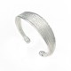 Silver Multi Row Chain Cuff