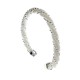 Silver Coils Cuff
