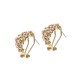 Dazzling Curved Rhombus Studs