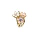 Enamel Floral Garden Ring