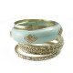 Aqua Shimmer Multi Bangles