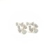 Bow Blossoms White Earrings