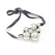Chunky Ball Ribbon Necklace