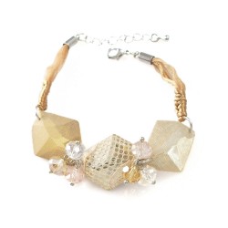 Golden Spring Blossoms Buds Bracelet