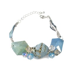 Cornflower Blue Buds Bracelet