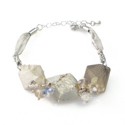 Ash Gray Buds Bracelet