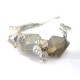 Ash Gray Buds Bracelet