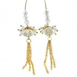 Ashlynn Clear Crystal Earrings