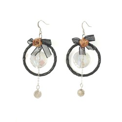 Moonshadow Ribbon Drop Earrings