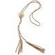 Dreamcatcher Faux Lariat Necklace