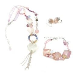 Amarath Pink Buds Trio Set
