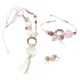 Amarath Pink Buds n Circle Trio Set