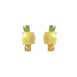 Autumn Drop Stud Earrings