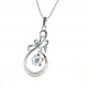 Cradle in a Tear Drop Pendant