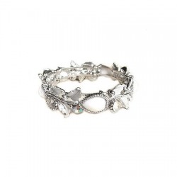Angelic White Bangle