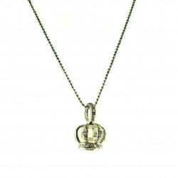 Charming Crown Long Necklace