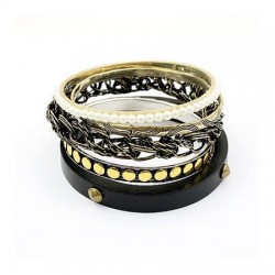 Rock Star Multi Bangles Set